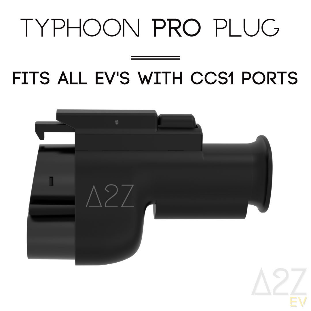 A2Z EV NACS Charger to CCS1 Vehicle | DC | Compatible with Superchargers | The Typhoon Pro