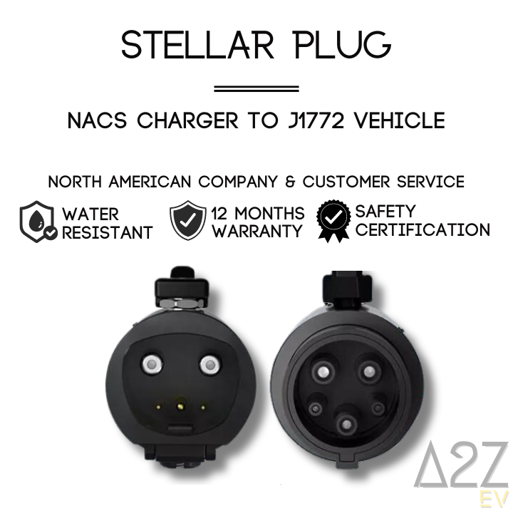 NACS Charger To J1772 Vehicle | AC | UL2252/CSA-C22.2 Certified | The Stellar Plug
