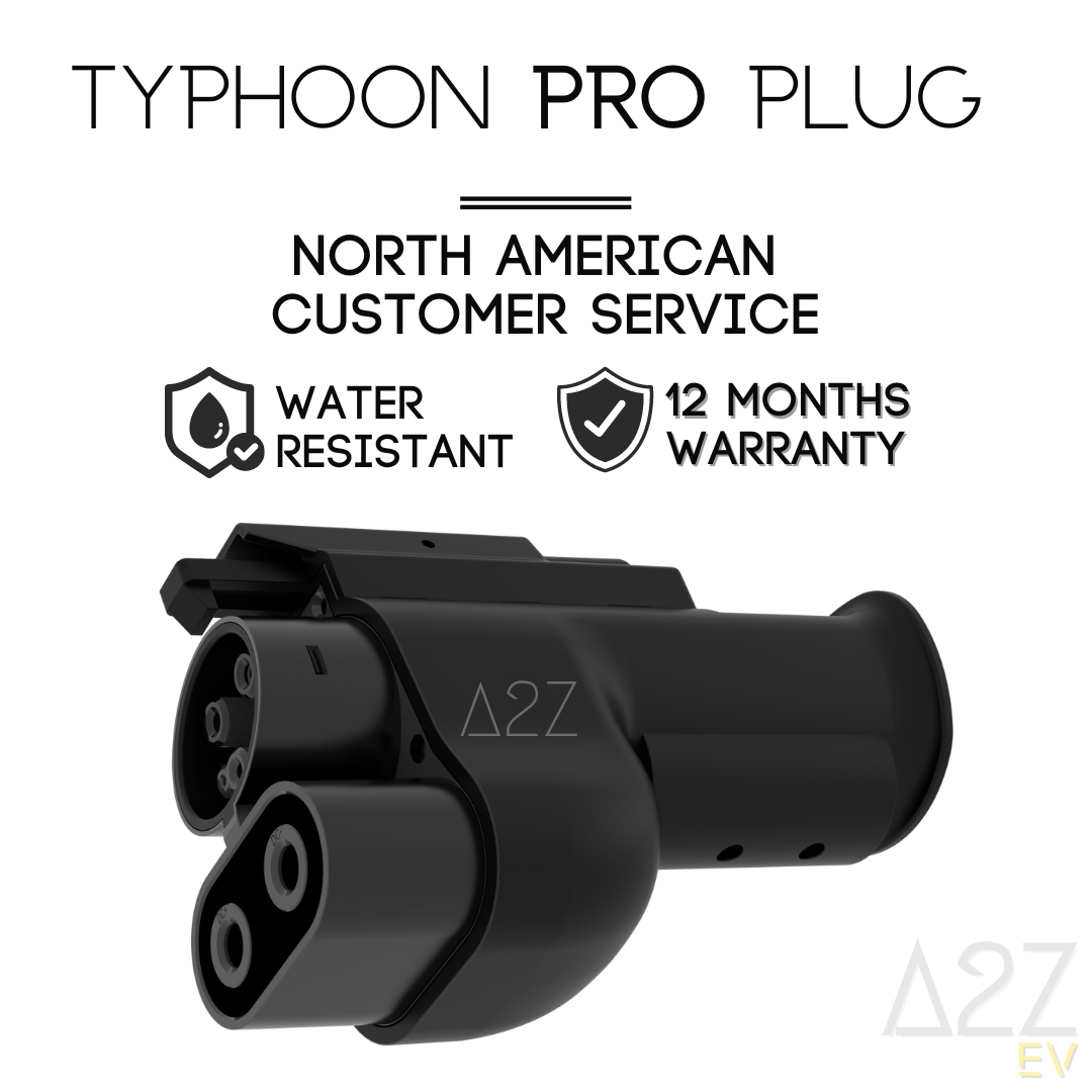 A2Z EV NACS Charger to CCS1 Vehicle | DC | Compatible with Superchargers | The Typhoon Pro