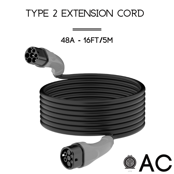 Type 2 to Type 2 Extension Cord | AC
