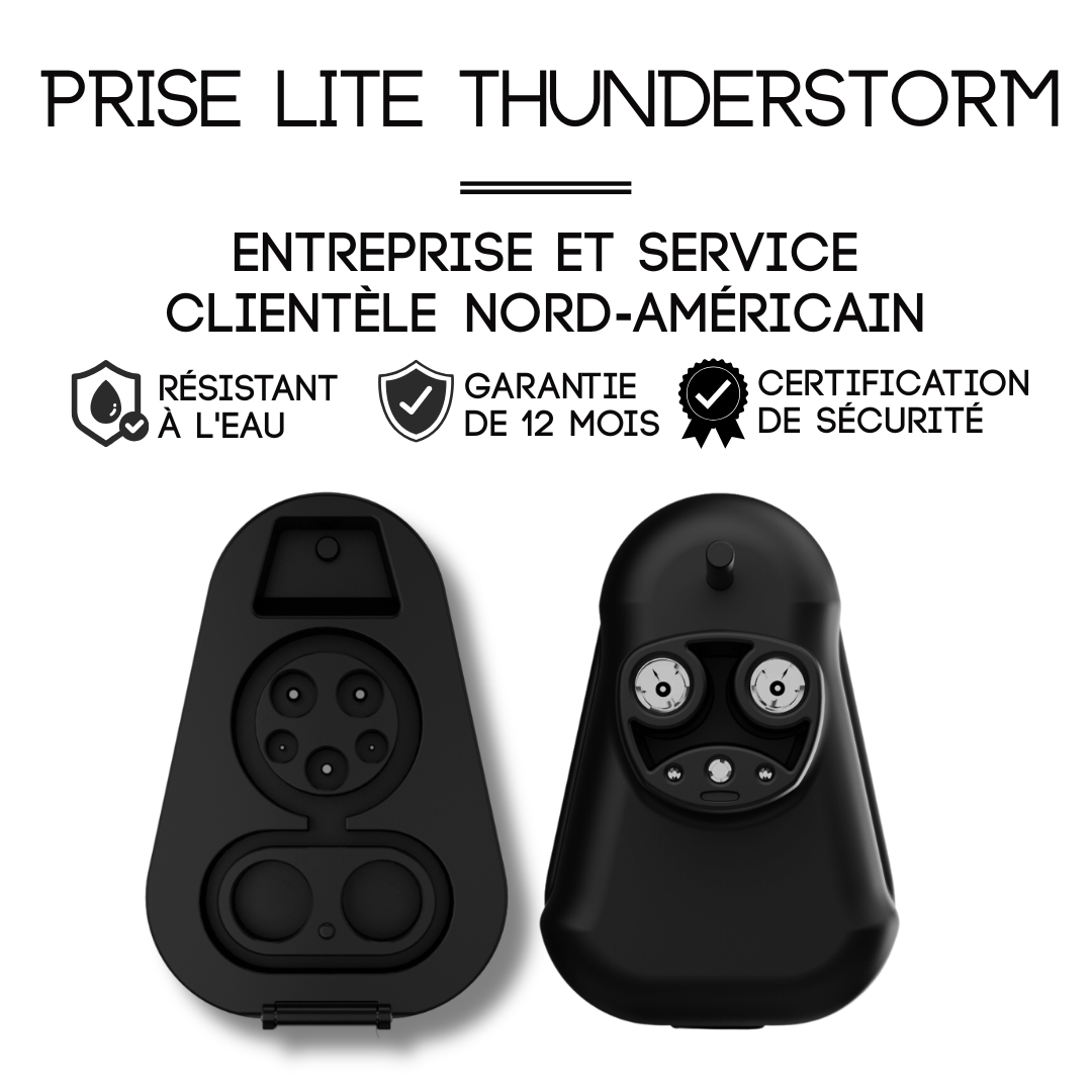 Cargador CCS1 a vehículo NACS | AC | Solo para Ford Pro Charger y GM Powershift Charger | El adaptador Thunderstorm Lite