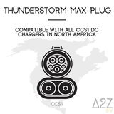 CCS1 Charger to Cybertruck | DC | UL2252/CSA-C22.2 Certified | The Thunderstorm Max Plug