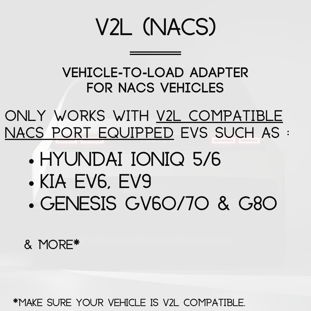 V2L (NACS) | Vehicle-To-Load