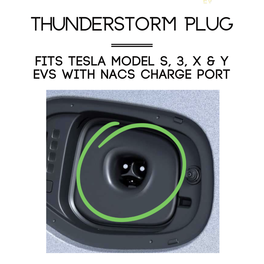 CCS1 Charger To NACS Vehicle | DC | Compatible with Tesla Vehicles & NACS vehicles | The Thunderstorm Plug