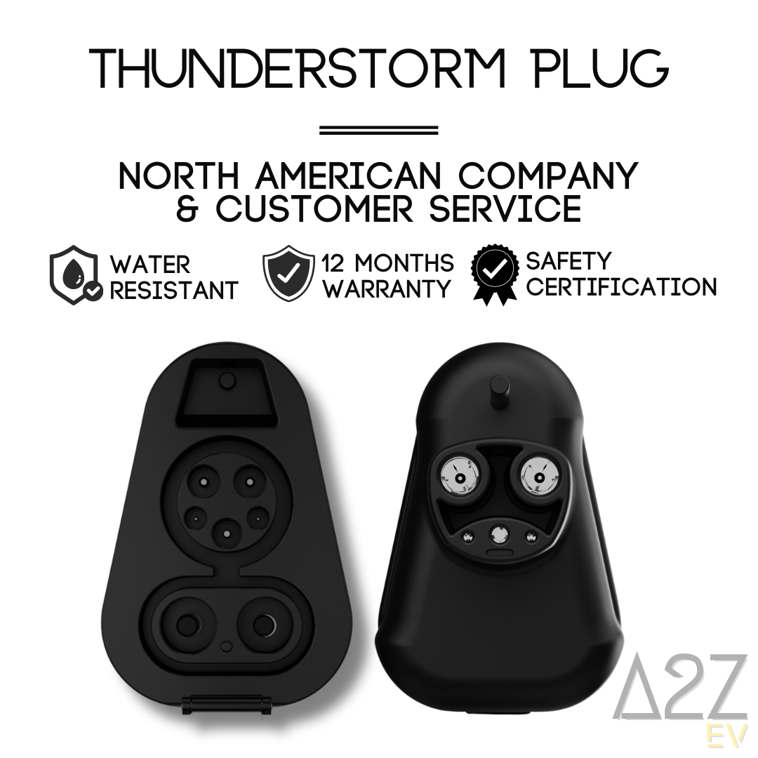 CCS1 Charger To NACS Vehicle | DC | Compatible with Tesla Vehicles & NACS vehicles | The Thunderstorm Plug
