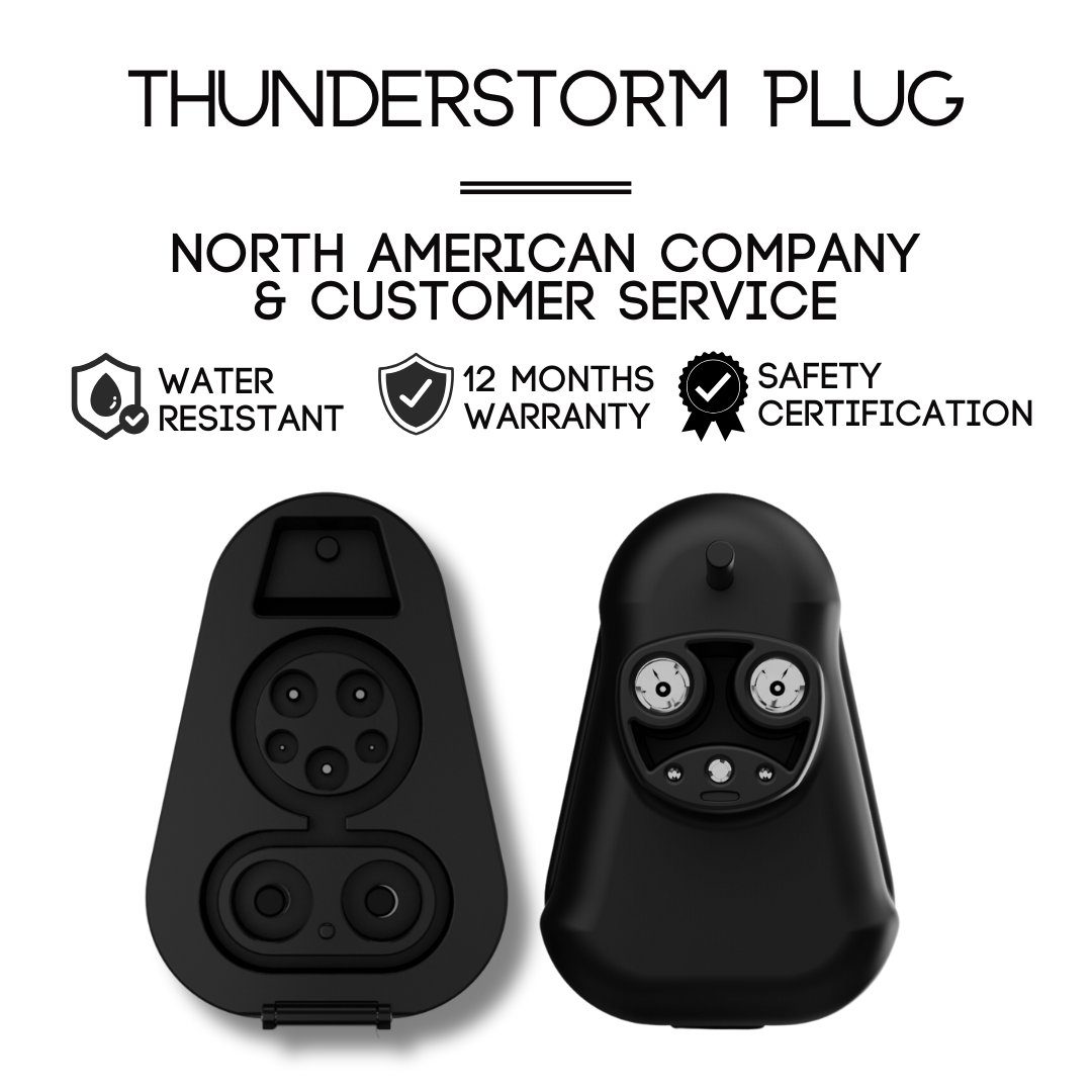 CCS1 Charger To NACS Vehicle | DC | Compatible with Tesla Vehicles & NACS vehicles | The Thunderstorm Plug