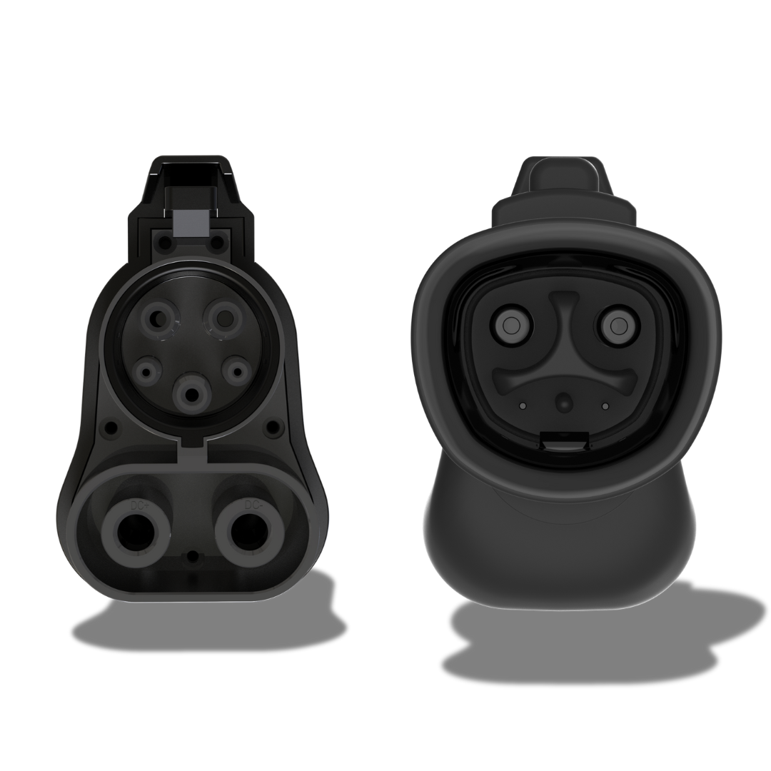 A2Z EV NACS Charger to CCS1 Vehicle | DC | Compatible with Superchargers | The Typhoon Pro