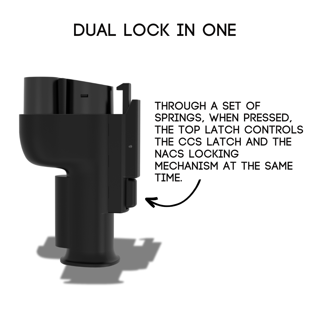 A2Z EV NACS Charger to CCS1 Vehicle | DC | Compatible with Superchargers | The Typhoon Pro