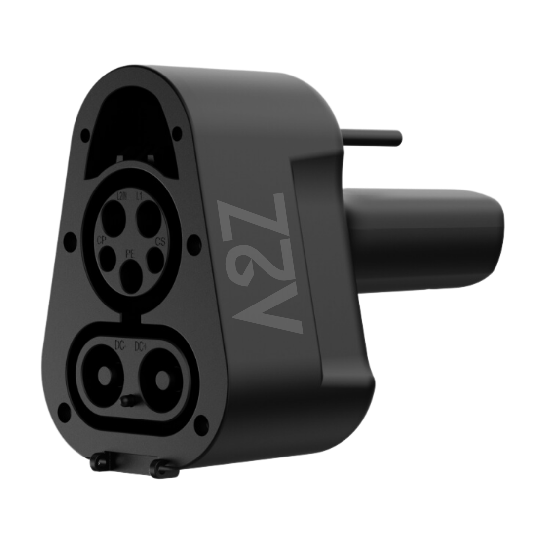 CCS1 Charger to NACS Vehicle | DC | For Tesla Model S/3/X/Y & NACS EVs | Certified to UL 2252 - CAN/CSA C22.2 | The Thunderstorm Adapter