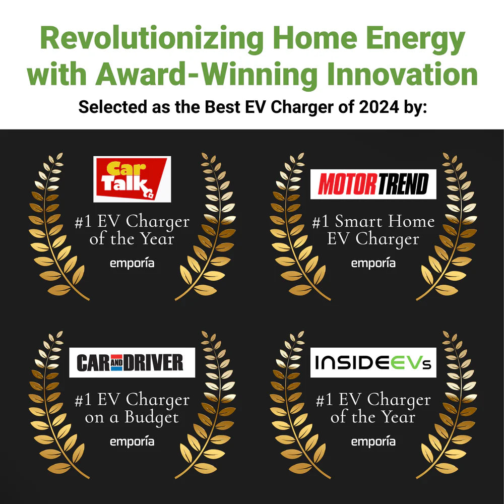 EMPORIA EV CHARGER | ENERGY STAR | UL LISTED | 40/48 AMP | 24' CABLE