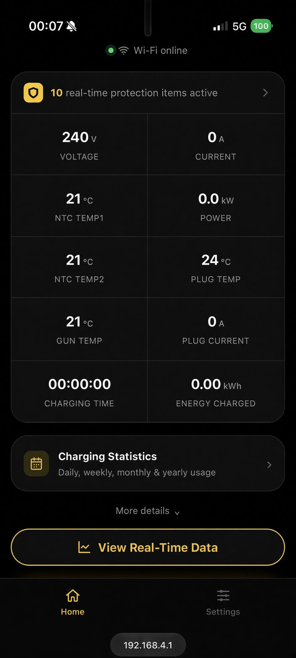 A2Z EV Nebula Mini | Cargador portátil | AC