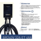 TECHNOVE | 48A | Certifié CSA | Câblé